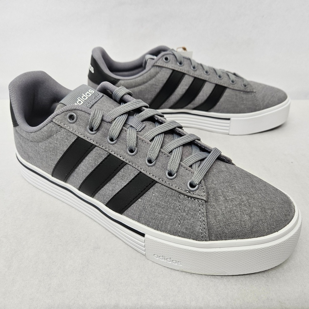 Adidas Daily 4.0 Casual Athletic Shoes IF4493 Gray Black White Men's Size 10